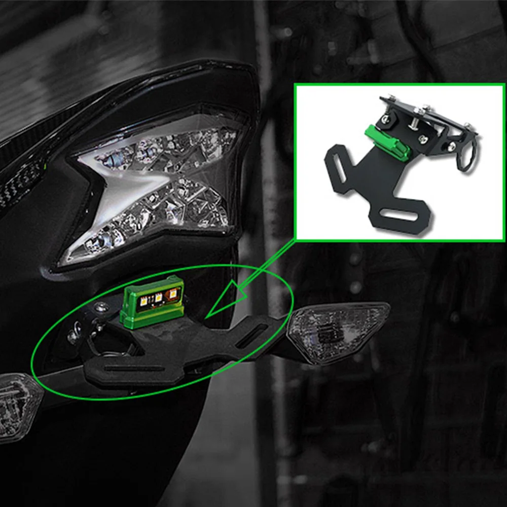 

For Kawasaki z900 Z 900 2017-2024 License Plate Holder Motorcycle Rear Short Tail Tidy Eliminator Kit
