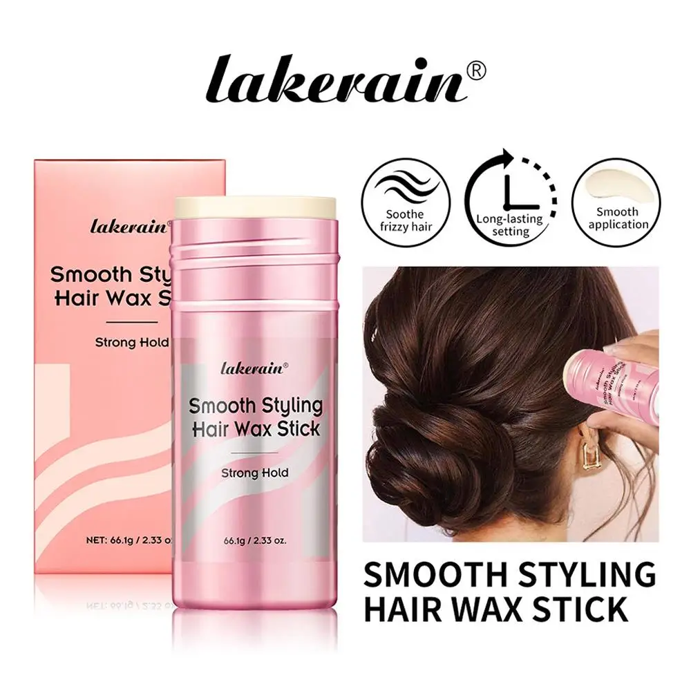 

Hair Wax Stick Long Natural Lasting Hold Pomade Control Frizz For Women And Men Fixed Fluffy Smooth Broken Hair Y5R9