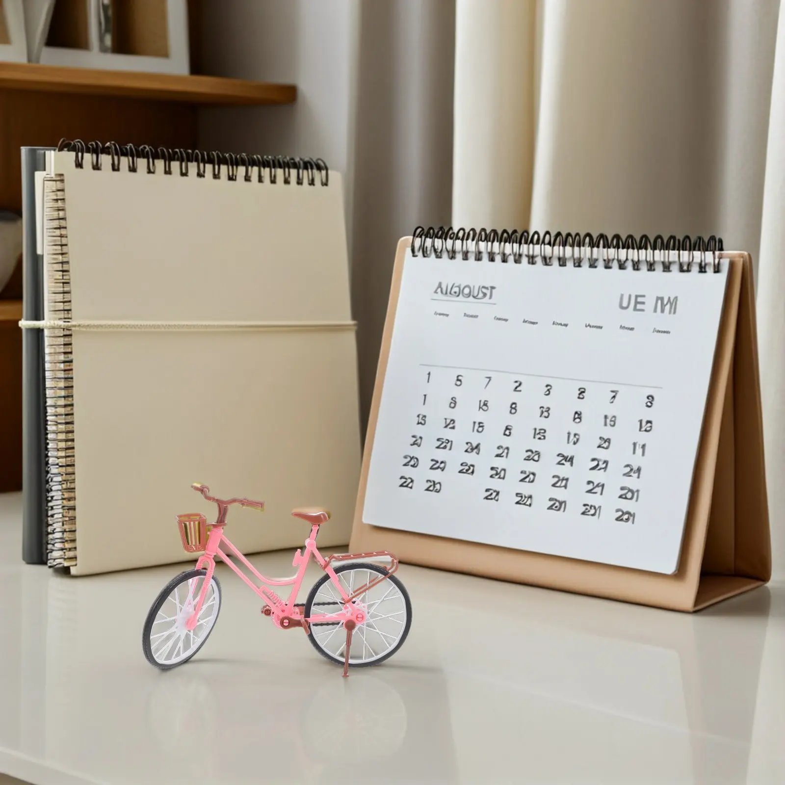 

2Pcs Plastic Bike Desktop Ornaments Creative Bicycle Adornments Chic Home Room Decoration Ideal for Desk Wine Cabinet Photo