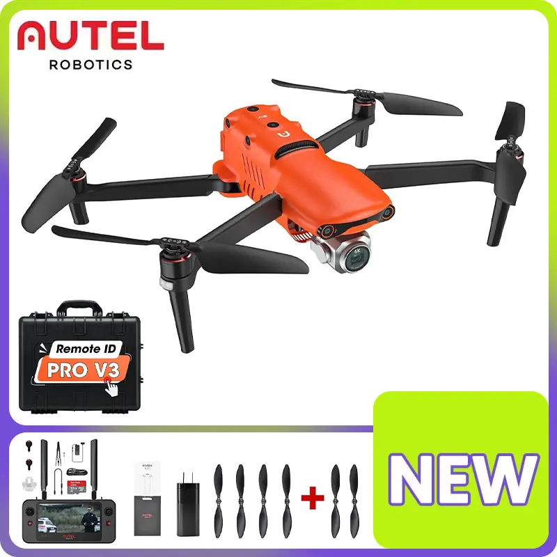 2024 New Autel Remote Control Robotics EVO 2 Pro V3 Camera Drone Rugged Bundle & Smart Controller SE 6.4inch SE