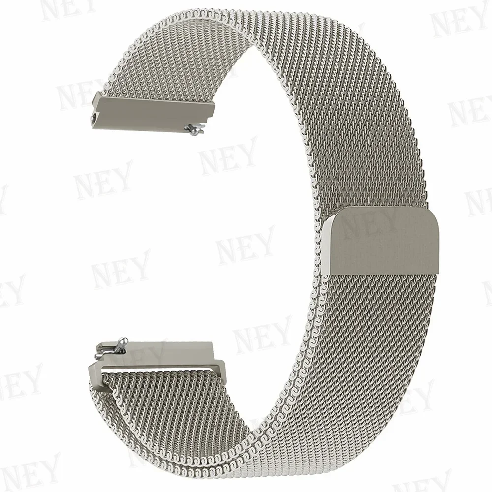 20 mm/22 mm Milanaise-Band für Amazfit GTS/2/2e/3/4/GTS2 Mini/GTR 47 mm/GTR2/3/4/Pro Stratos Metallarmband Amazfit Bip 3 Pro Armband