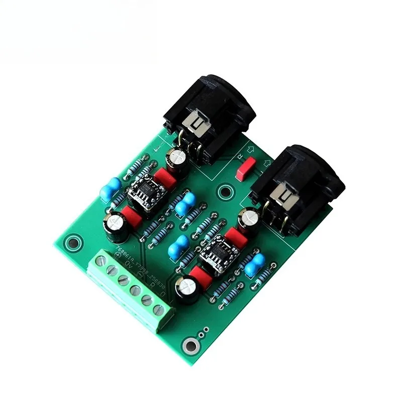 OPA1612 RCA to XLR Converter Board Dual Channel MBL6010D Unbalanced Preamplifier to Balanced Module 133dB SNR Low Distortion