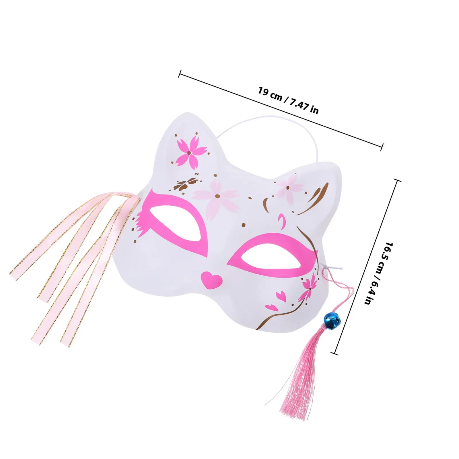 2Pcs Fox Face Half Mask Elastic Comfortable Reusable Party Mask for Adults Masquerade Ball Cosplay Costume Accessories Carnival