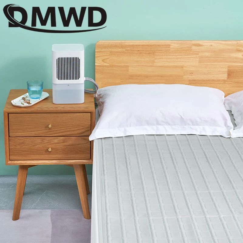 DMWD Water Cooling Mattress Water Circulation Refrigeration Mattres Water-cooled Pad Heat Dissipatio Bed Sofa Cushion Cooler Fan