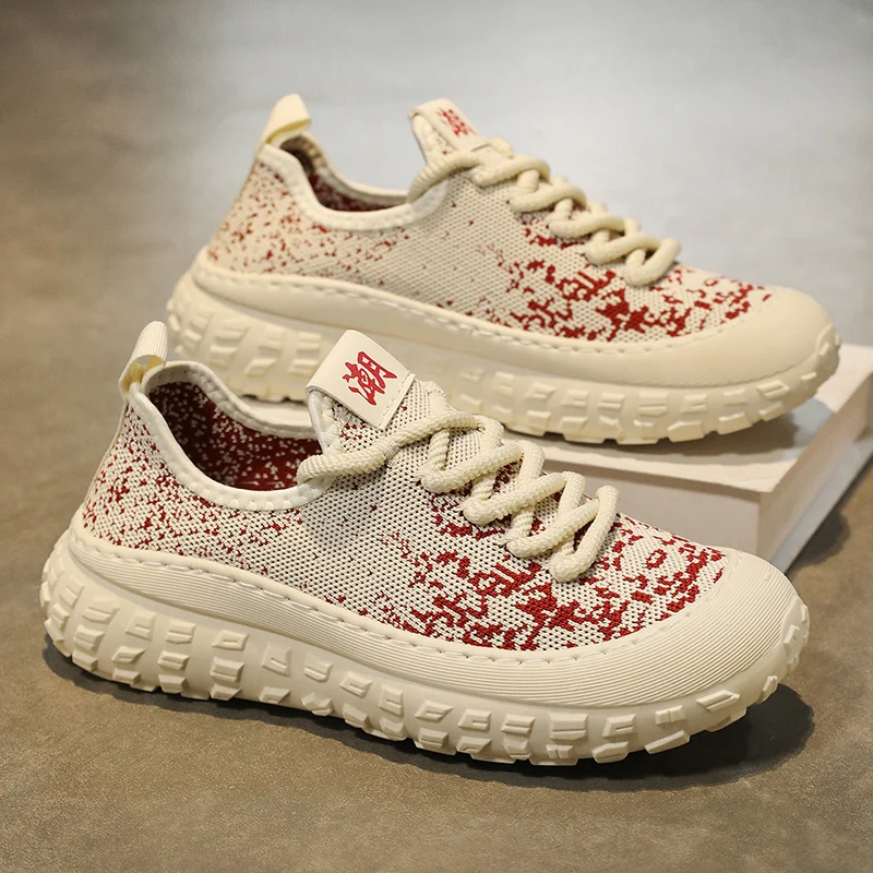 

Fashion Mesh Comfortable Breathable Footwear 2025 Autumn New Men Sports Shoes Lightweight Anti Slip Running Sneakers Male Fabric