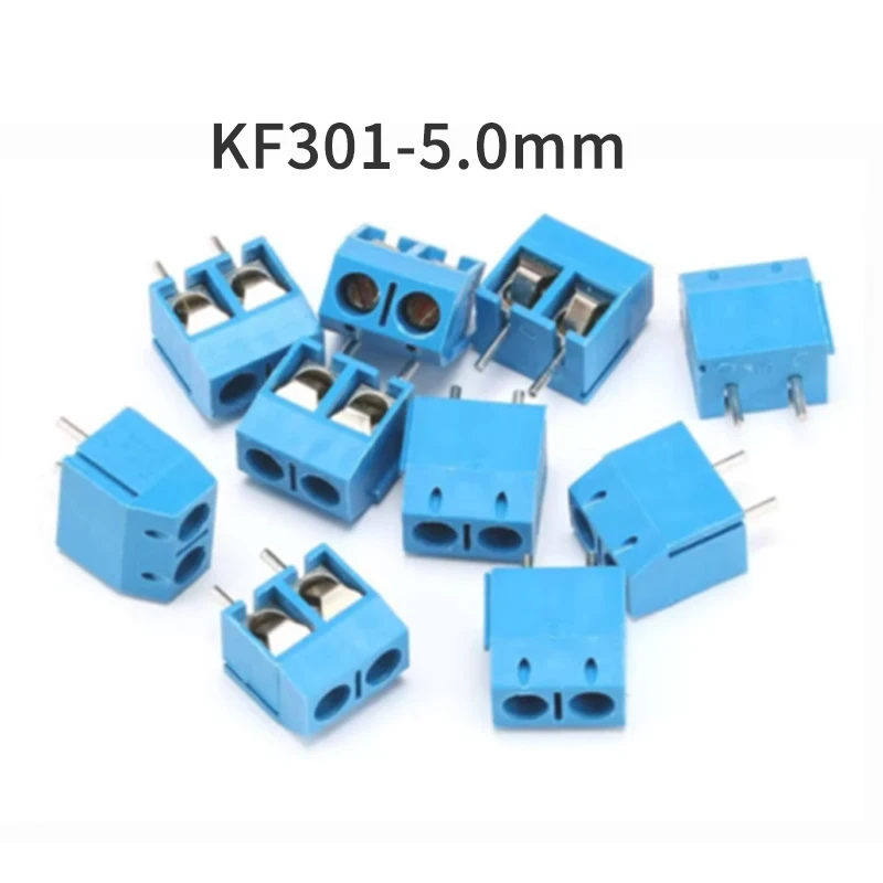 5 Pieces KF300 KF301 - 5.0 Screw Terminal with 5.0mm 5.08mm Connector 2P 3P