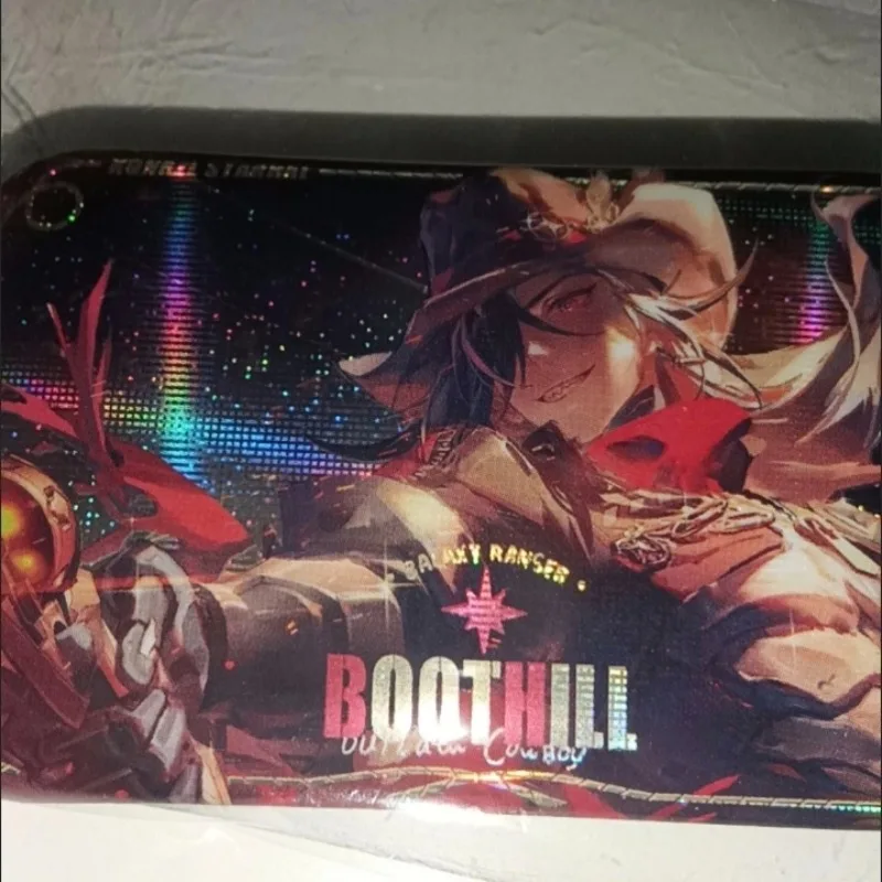 Hot Honkai:Star Rail Boothill Galaxy Ranger Rectangle Metal Flash Brooch Pin Badge Jewelry Accessories For Clothes Backpack Gift