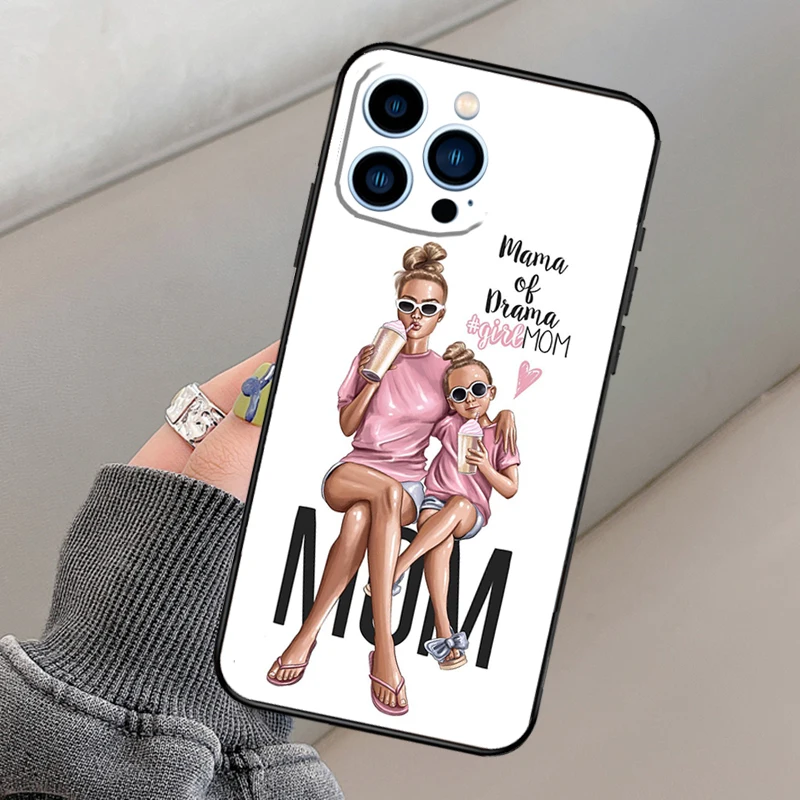 الأميرة أنثى بوس القهوة قضية الهاتف آيفون 17 16 15 14 13 11 12 برو ماكس ميني 15 16 زائد 16e 17 الهواء فوندا غطاء