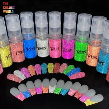 TCT-899 Crystal Diamond Reflective Colorful Flash Powder Ombre Nails Sprayer do włosów i ciała Glitter Spray Lady Glitter Spray