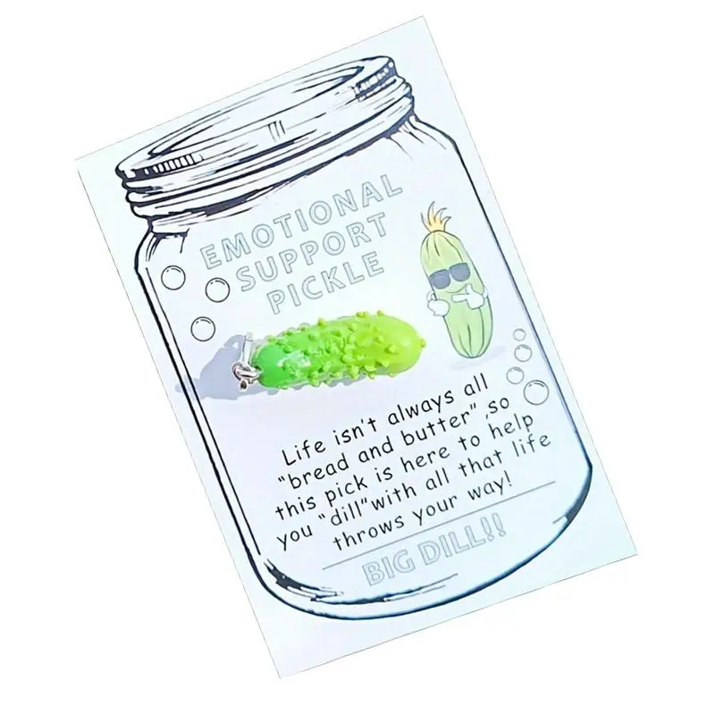 LLavero de pepino divertido, soporte positivo de resina, llavero de pepino de la suerte, colgante de bolsa, llavero de pepino de comida en miniatura, decoración con