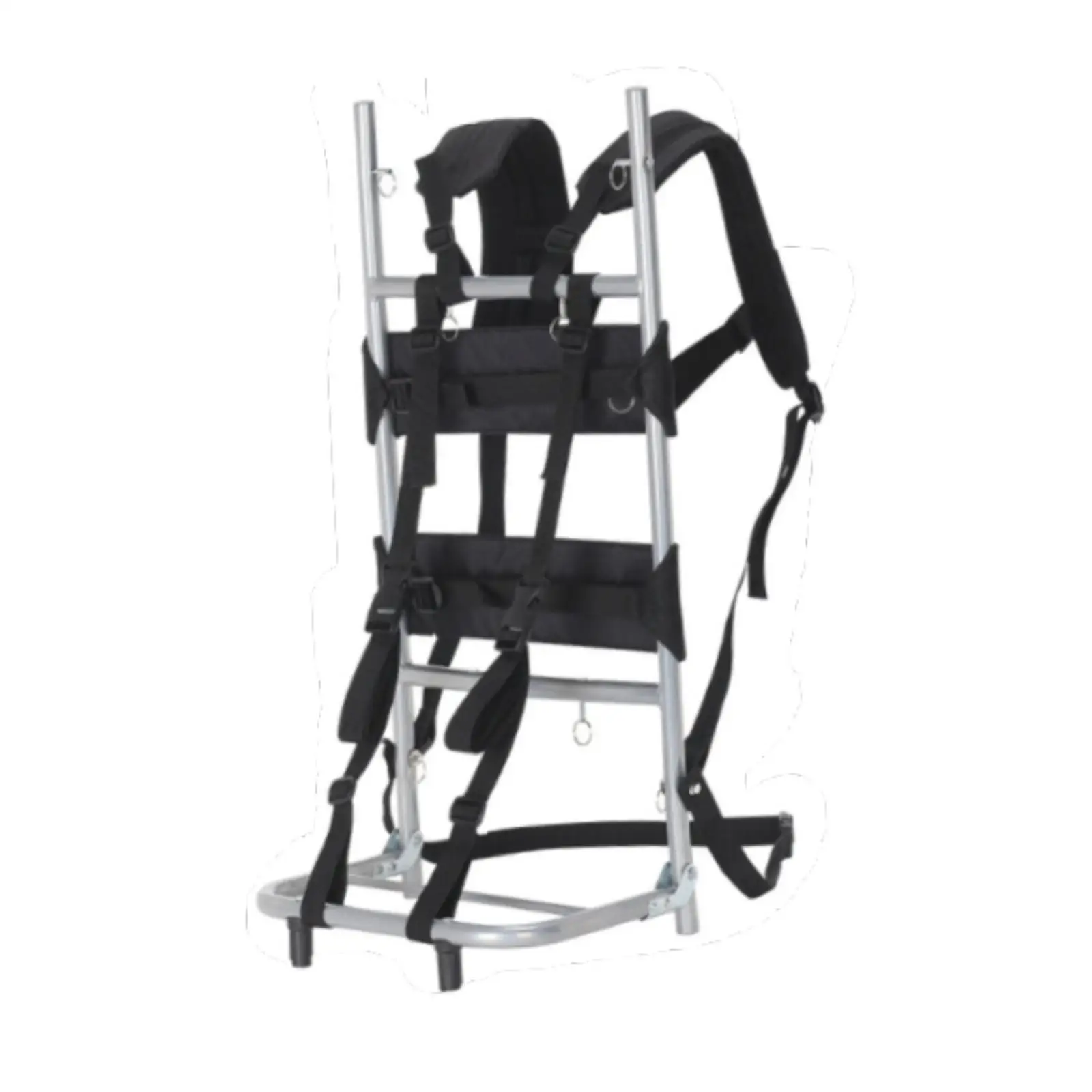 Heavy Carrying Backpack Frame Equipment Practical Rucksack Folding Bag Frame for Climbing Outdoor Hiking Camping Mountaineering