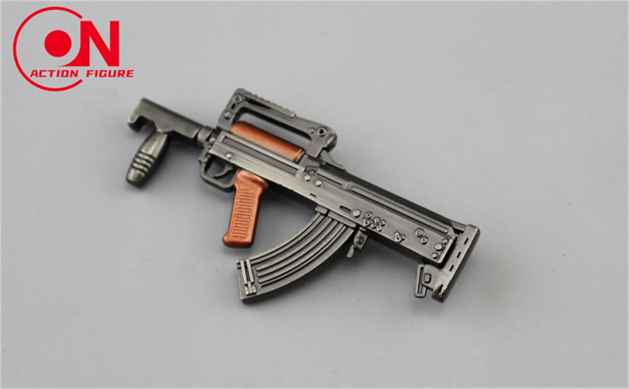 ปืนไรเฟิลซุ่มยิงขนาด1/12ขนาดเล็ก AKM M4A1 98K อุปกรณ์เสริมในฉากอาวุธเหมาะกับร่างกายตุ๊กตาขยับแขนขาได้ทหารหญิง6นิ้ว