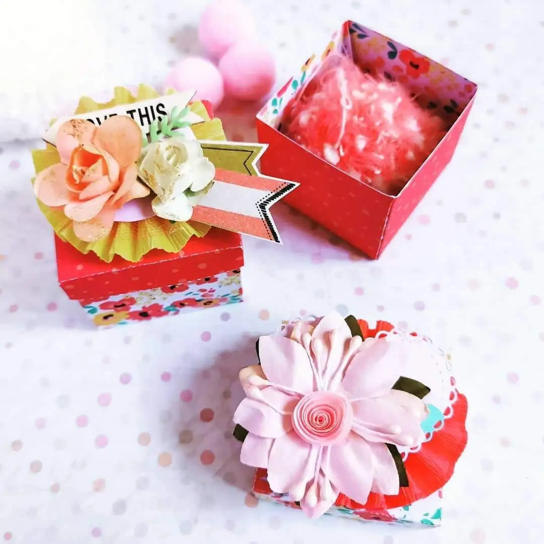 3D Lidded Square Gift Box Metal Cutting Dies Die-cuts Set Scrapbooking DIY Home Decoration Paper Handicraft Gift