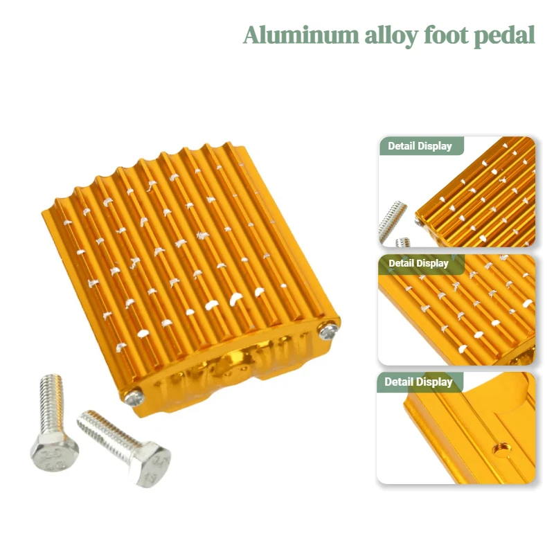 Three-wheeled motorcycle pedal modification accessories brake pedal anti-skid pedal universal aluminum alloy brake coverHOT