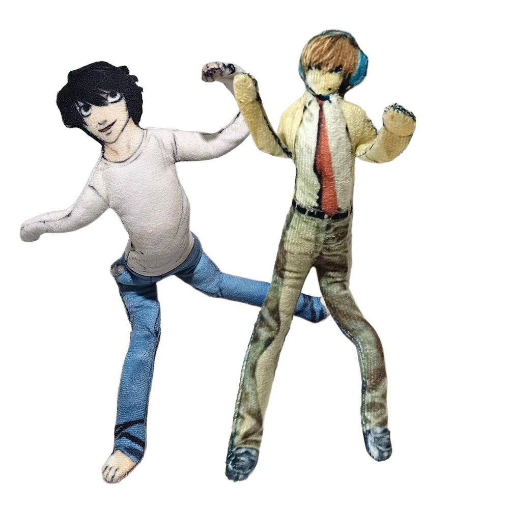 Anime Light Yagami L Plush Light Yagami L Plushies Doll Slender Twistable Shape Stuffed Toys Room Decoration Festival Gift 28cm
