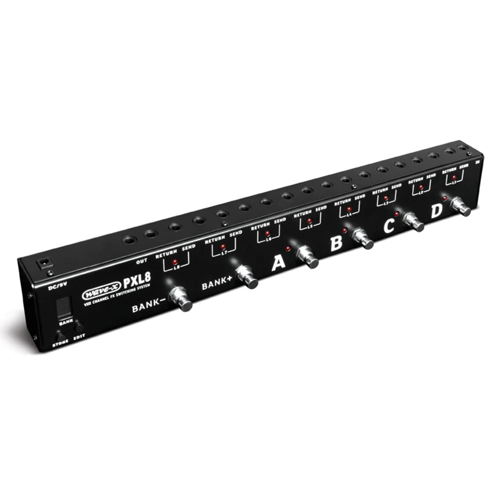 JOYO PXL8 JOYOエフェクター Joyo pxl8 controlador de pedal 8 grupo fx loop 32 combinações de