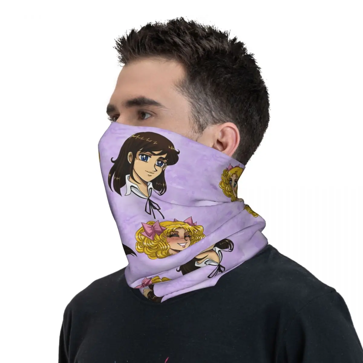 Good Friends Scarf Neckerchief Neck Face Mask Polyester