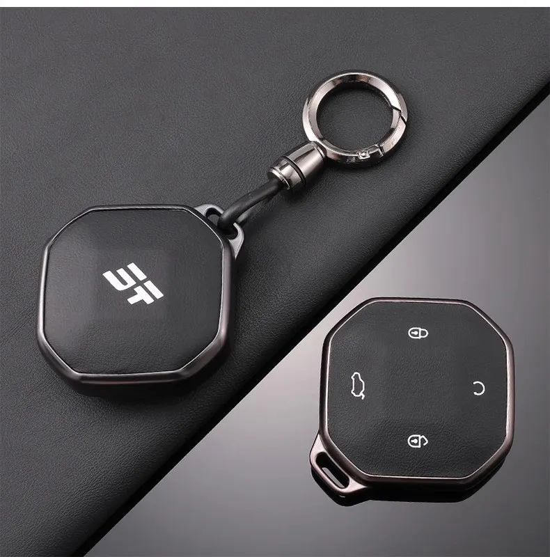 Fashion TPU Car Remote Key Case Cover Protector Holder Shell Keychain For Chery Jetour Traveller 2023 2024 Jetour T2 Accessories