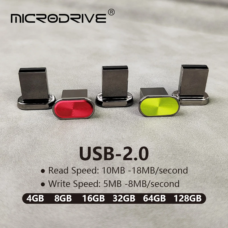 Super Mini USB Flash Drive impermeabile Pendrive 64GB 32GB 16GB 8GB 4GB capacità reale chiavetta USB Thumbdrive