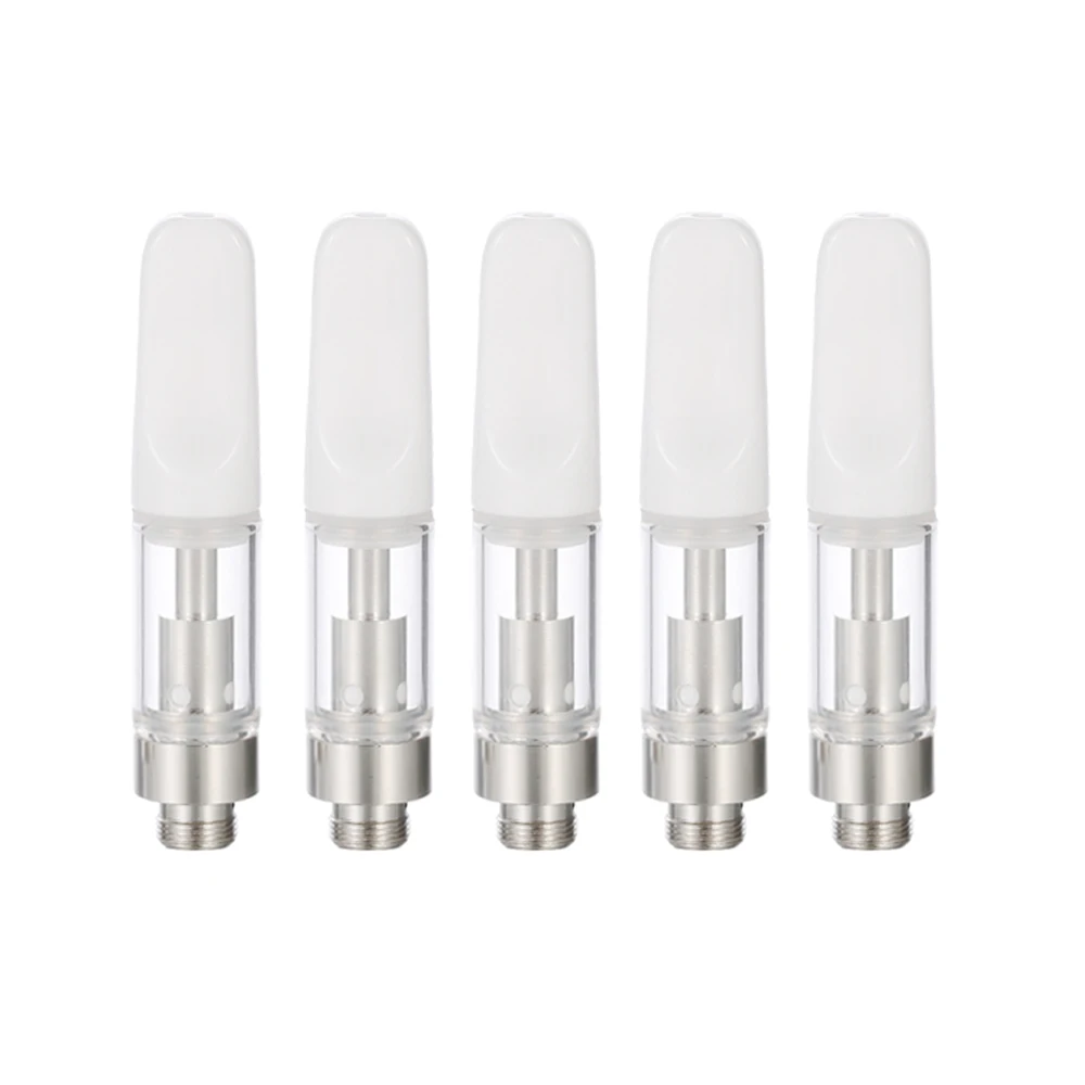 Sakkrrua TH205 Glass Heating Element Accessory for long mada, 0.5ml, White (1 Set - 5Pcs)