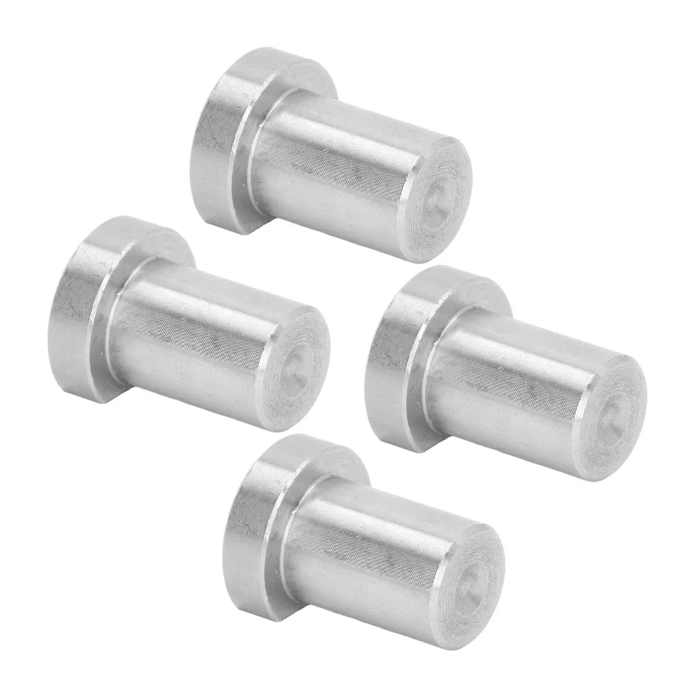 4pcs Stainless Steel Workbench Stop Dog 19mm Diameter Anti Slip Design Bench Dog Clamp Desktop Peg Brake Stop For Woodworking