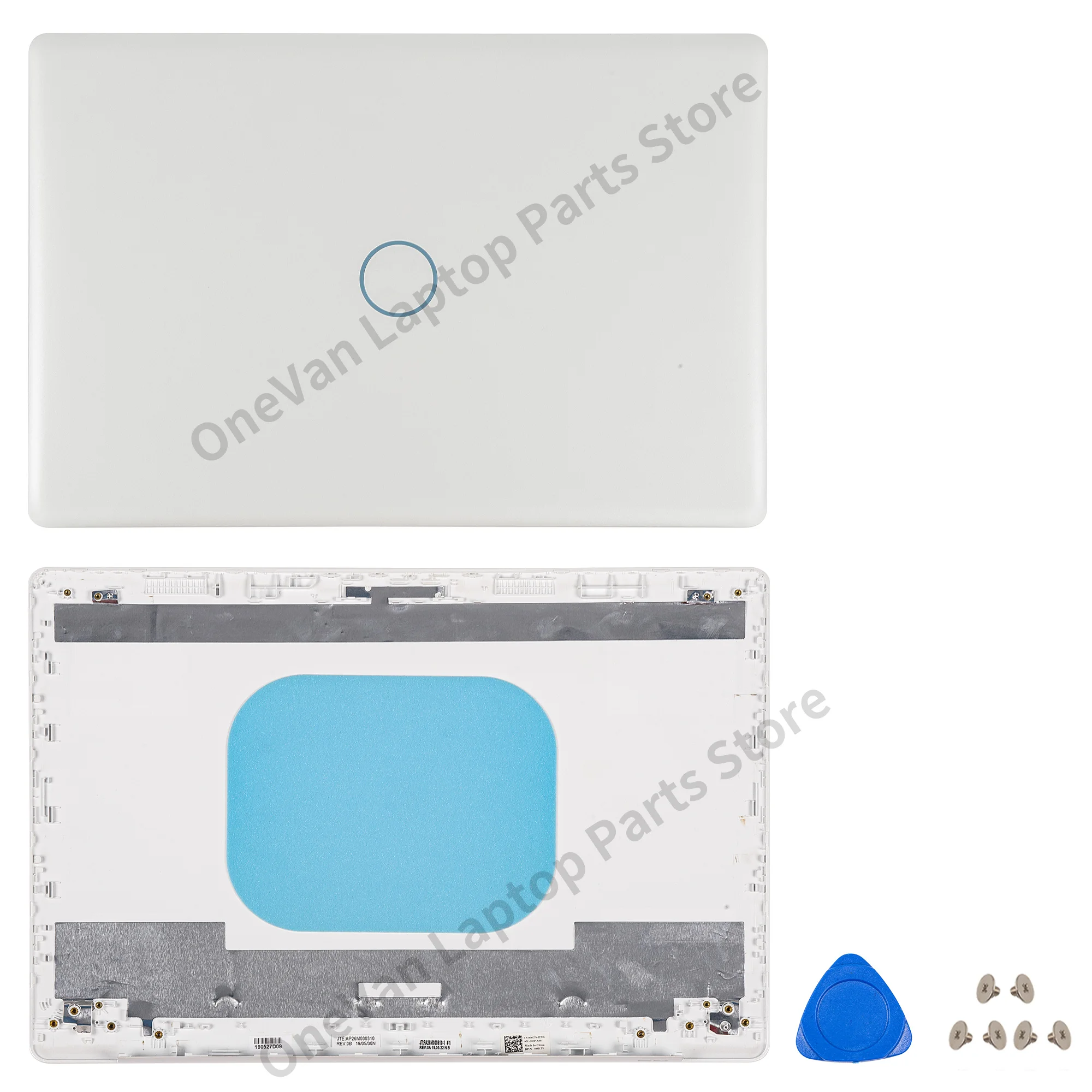 New Laptop Cover For Dell G3 15 3579 15PD 15PR 15GD P75F LCD Back Case Front Bezel Palmrest Bottom Case Hinges White