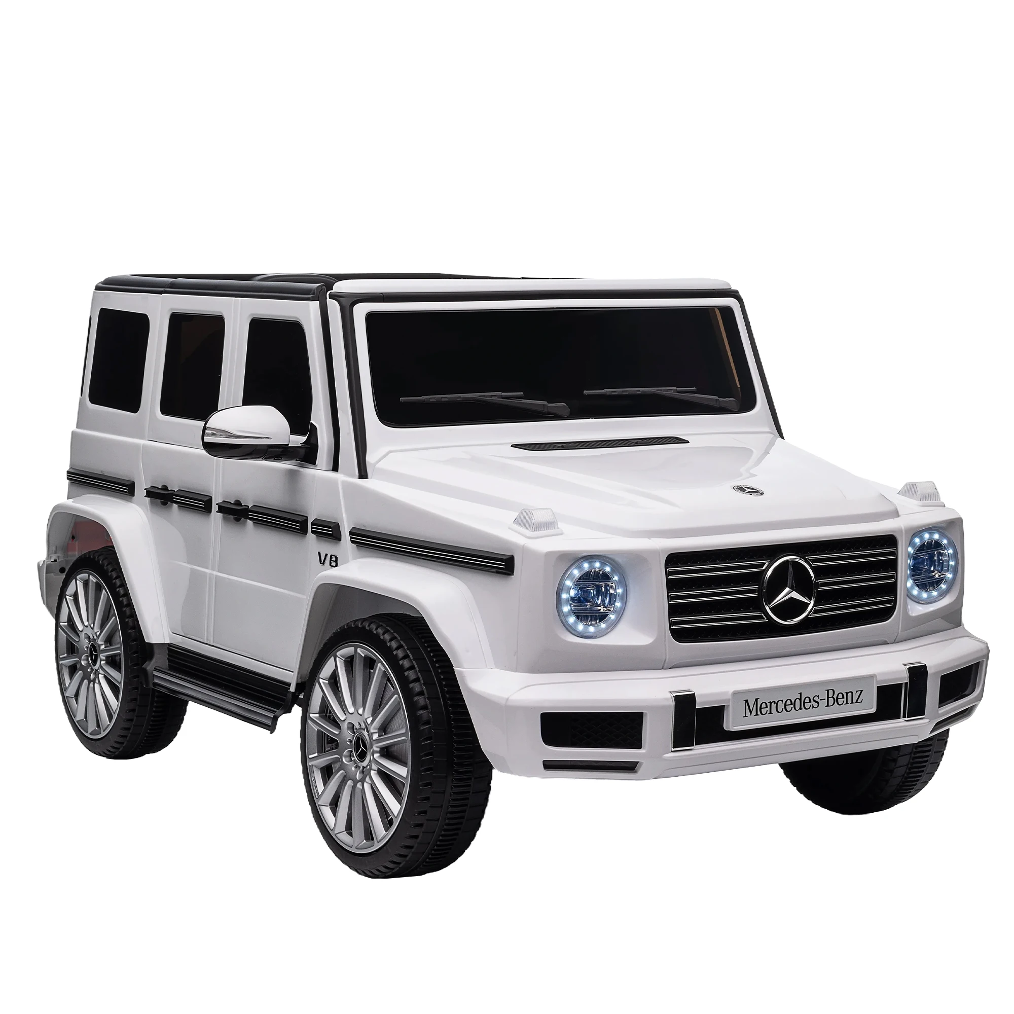 Carro elétrico de controle remoto para crianças, passeio no brinquedo para pais, Mercedes-Benz G500,24V, 2.4G W, carro elétrico de três velocidades