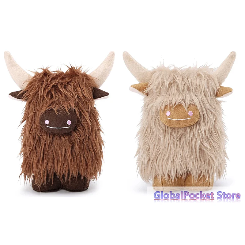 Home Bargains - Highland Cow Gnomes Verjaardagsdecoratie Geschenken Crème