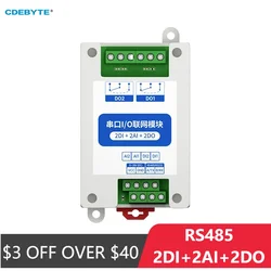 PLC 터치 디스플레이용 직렬 포트가 있는 RTU I/O 네트워크 모듈, RS485 2DI + 2AI + 2DO MA01-AACX2220 ModBus, 2 스위치 출력 워치독