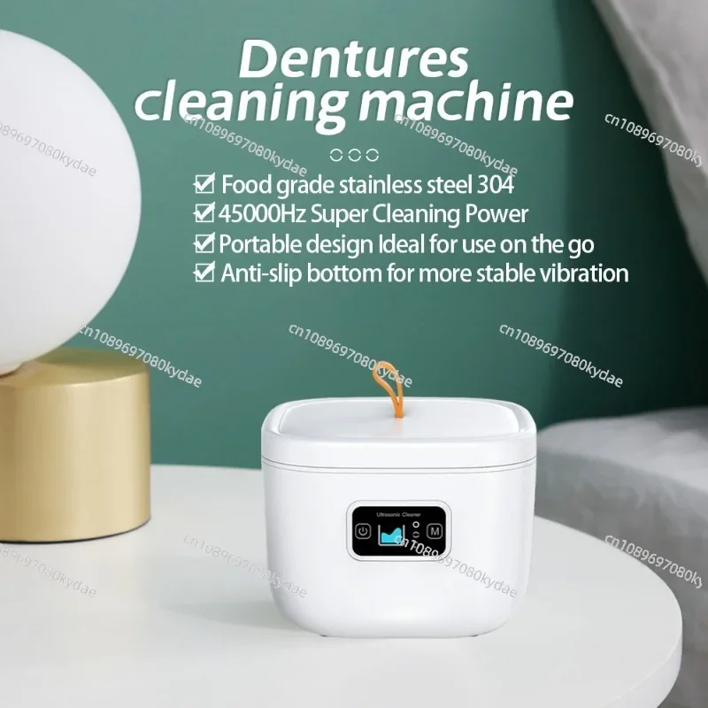 Denture Cleaner Portable Ultrasonic Cleaner Invisible Braces Small Ultrasonic