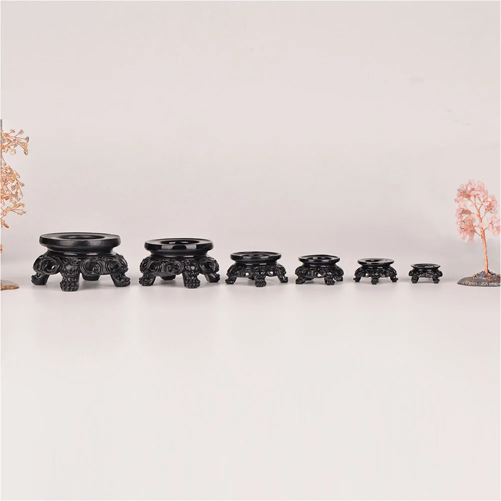 

Crystal Ball Ornament Base Round Stand Holders for Display Small Decor Desktop Ornaments Spheres Stands