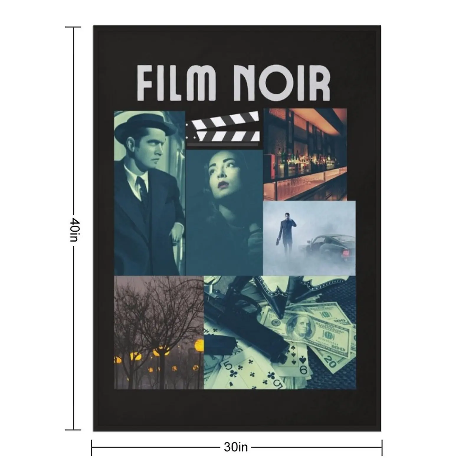 Film Noir: celebration of old movies Throw Blanket Tourist for sofa Sofas Loose blankets and throws Blankets