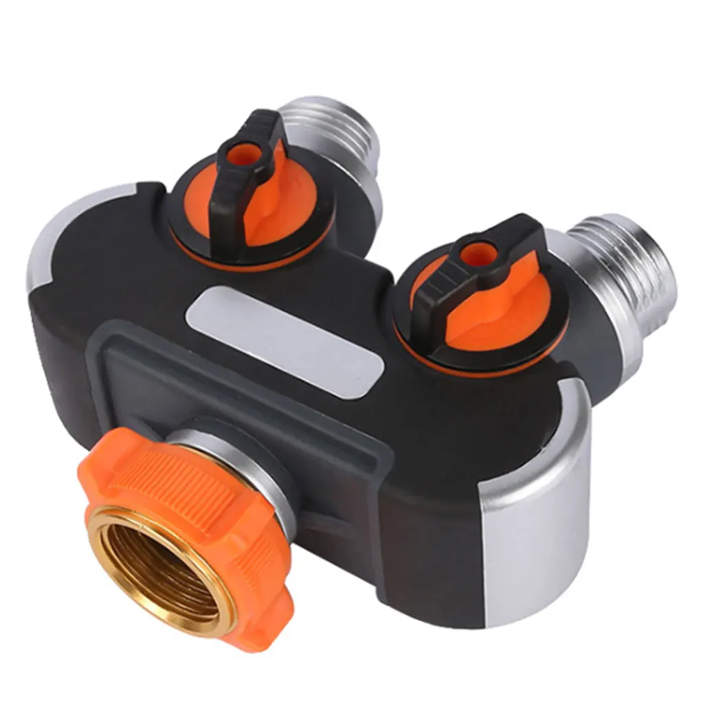 Convenient Faucet 12 Splitter For Watering Connector And Garden Hose Even Water Distribution Garden Hose Splitter