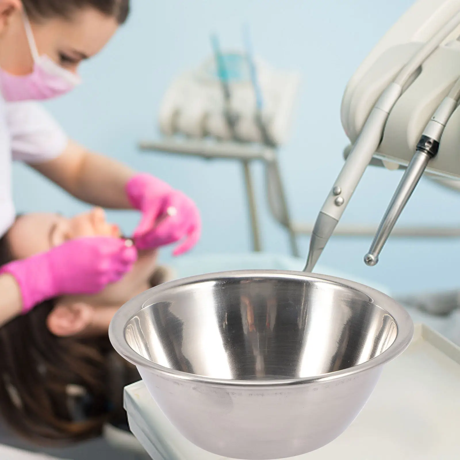 

Stainless Steel Bowl Cost Effective Surgical Instrument Bowl Replacement for Damaged Clinical Bowls Multifunctional Metal