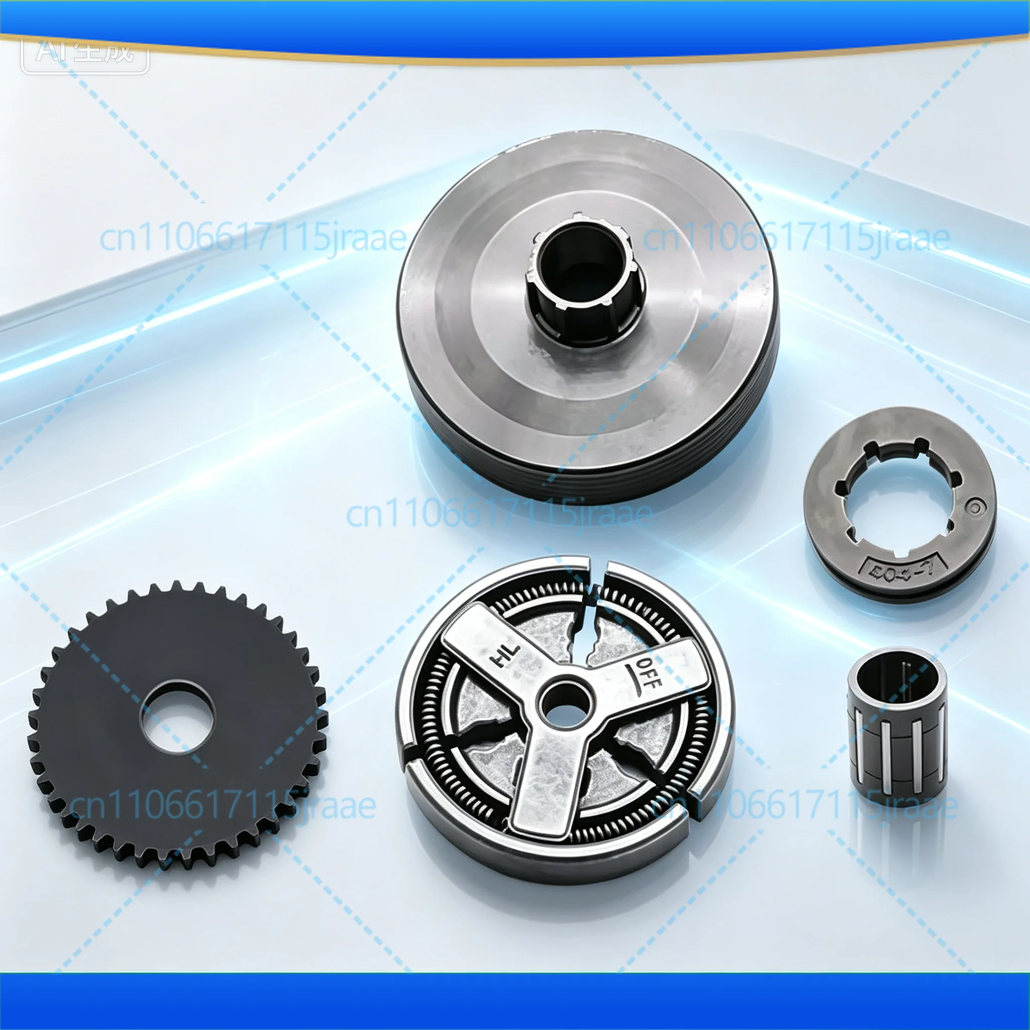 Kit For 52/58 5900 Chainsaw Split Clutch Driven Plate Chain Gear Clutch Drum Garden Power Tools Accessory