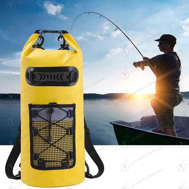 

New Design Waterproof Backpack Sports Fishing Boating Dry Bag Swimming Floating Bag 20L Capacity