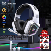 ONIKUMA 2.4GHz Wireless Gaming Headset For PS5 PS4 PC Mac Noise Cancelling Earphone Headset Gaming Headphone With Micr RGB Light