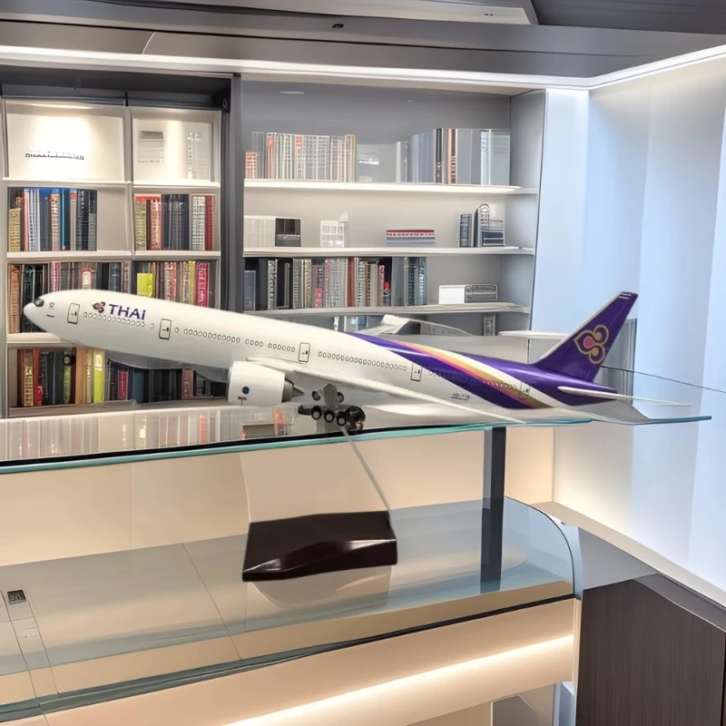 

1/150 Scale Airbus 47cm B777 Thailand Thai Airways Diecast Model Airplane Resin Display Diecast Home Decorations