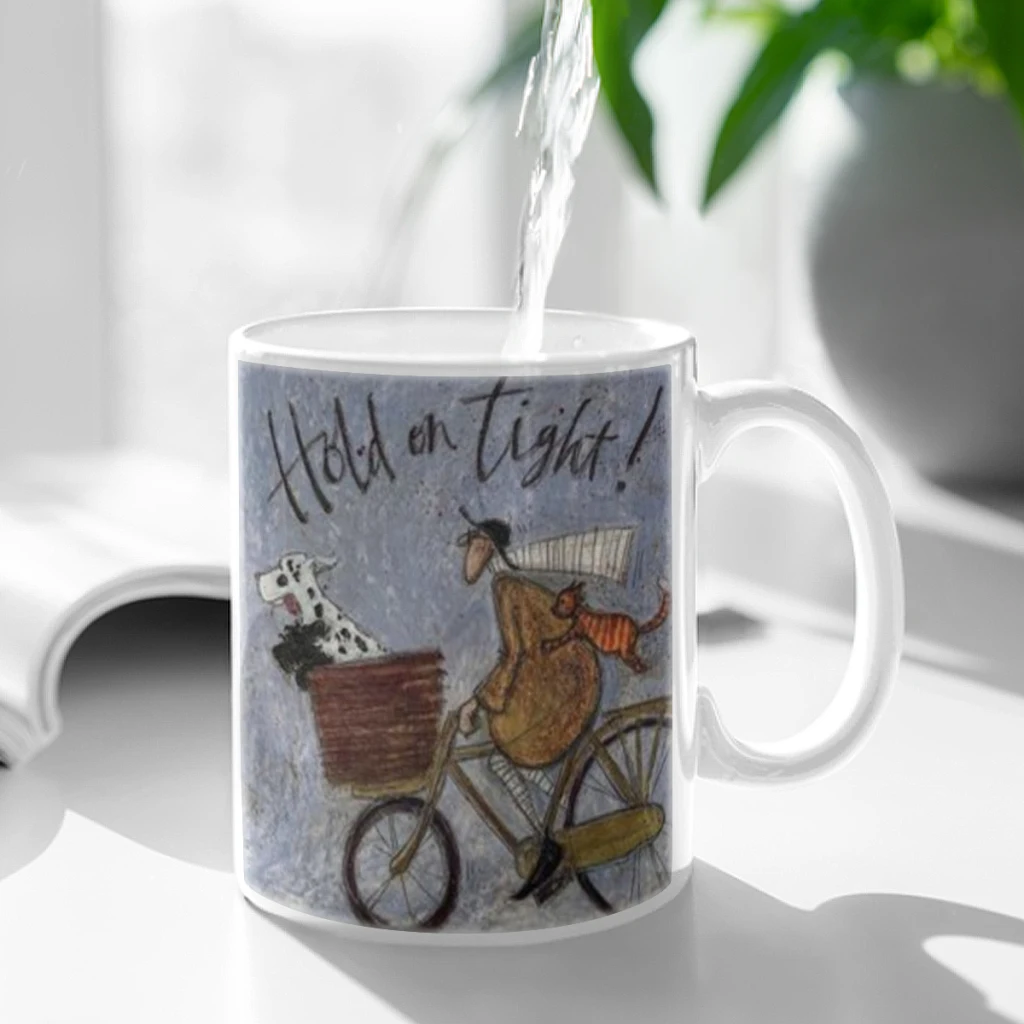 

Sam Toft Abstract Landscape Love Dogs Pet Coffee Mug 11oz Fun Ceramic Coffee Tea Cocoa Cup Handle Tea Drink Cup