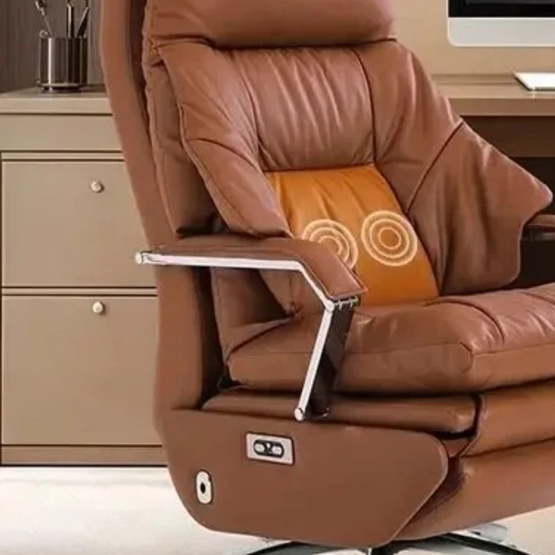 7-Point Vibrating Chair Gamer Solid Wood Frame Electric Footrest Recliner Reception Counter For Business Home Office Furniture