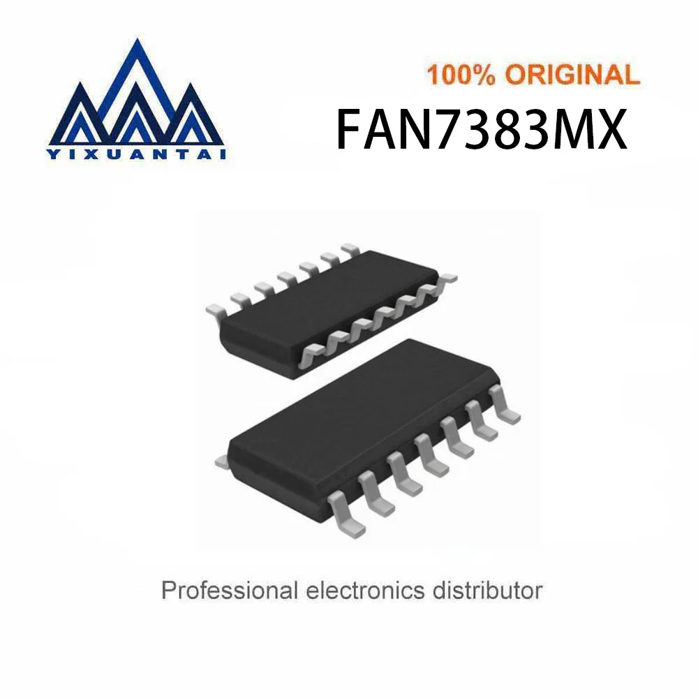 10pcs/Lot  FAN7383MX  FAN7383  Marking  7383 【 IC GATE DRVR HALF-BRIDGE 14SOP】New and Original