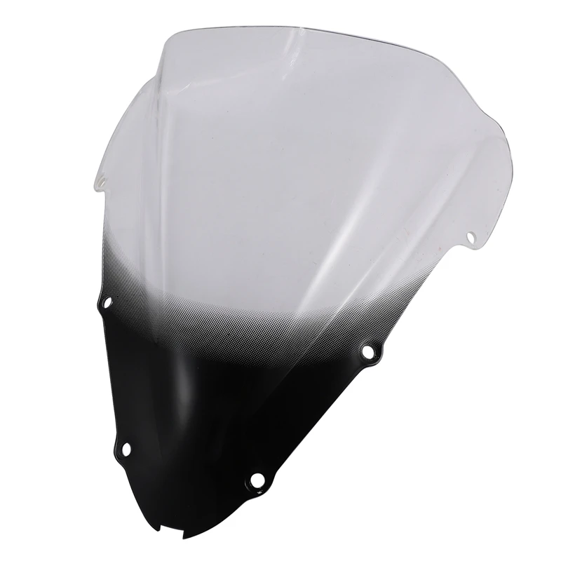 Clear+Black Double Bubble Windshield Windscreen For Honda CBR 600 F4I 2001 2002 03 04 05 06 07 Motorcycle Accessories