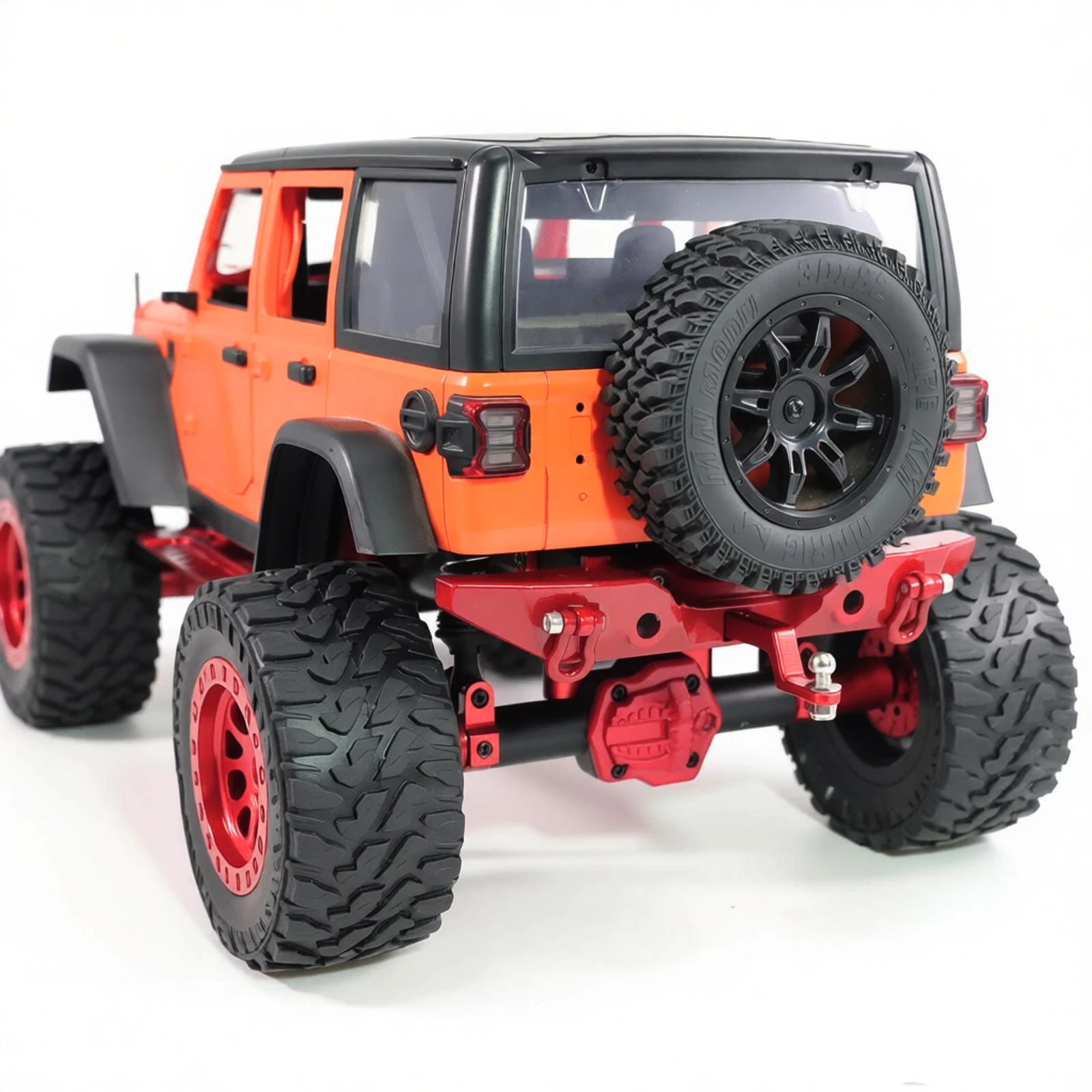 MN128 MN300 MN82 Climbing Car Metal Rear Bumper, Aluminum Alloy Rogue Hook, Tow Hook, Rescue Hook