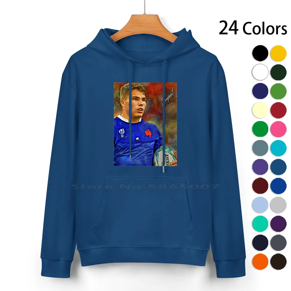 ?antoine Dupont? Art ? Pure Cotton Hoodie Sweater 24 Colors Antoine Dupont Les Bleus Player Rugger Rugby Football Rugby Player