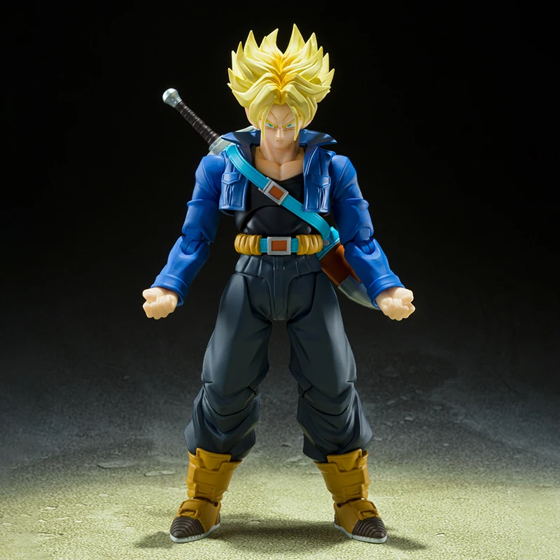 Anime Dragon Ball Z Figures SHF Super Saiyan Trunks Action Figure Collection Model 15cm Future Boy Torankusu Movable Toys Gifts