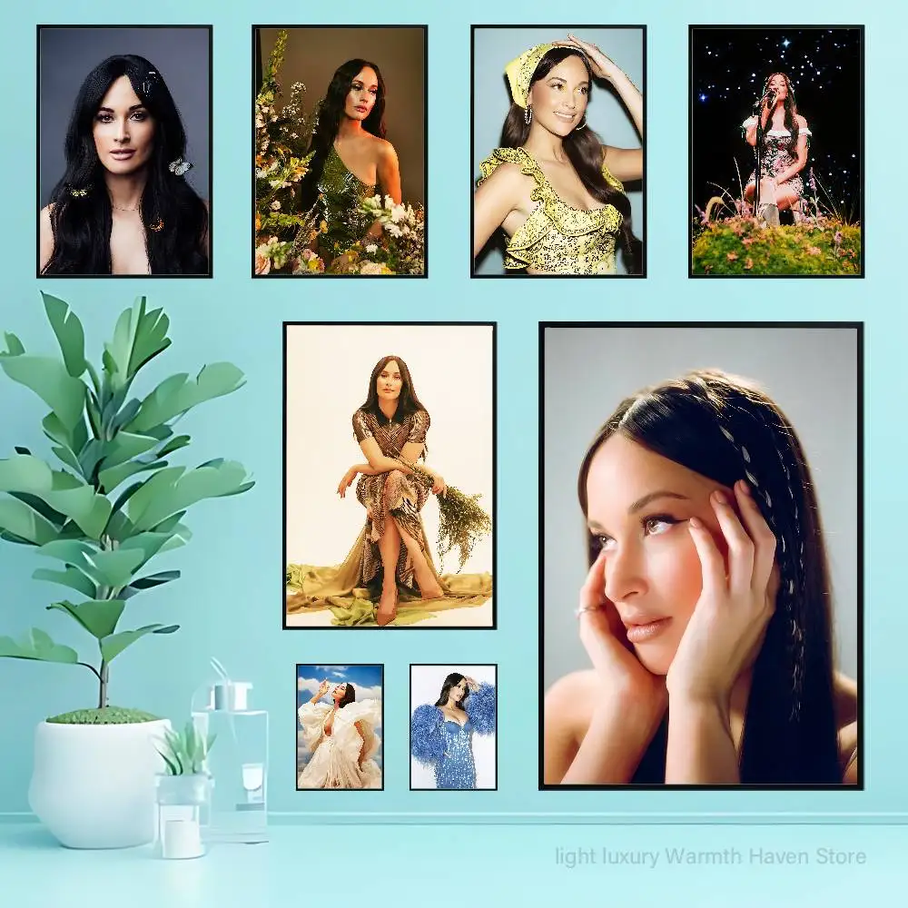 

K-Kacey M-Musgraves Dry Spel Poster Waterproof HD Wall Art Decal Self-Adhesive Aesthetic Decor For Home Living