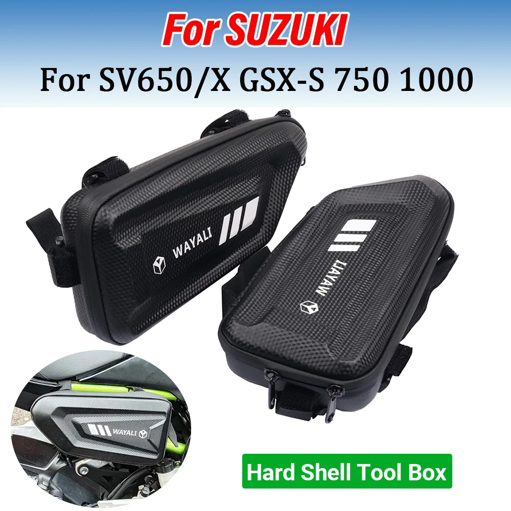

For Suzuki SV650 SV 650 X GSX-S750 S1000 GSXS750 GXSX1000 Motorcycle Accessories Side Bag Fairing Tool Storage Bags Triangle Bag
