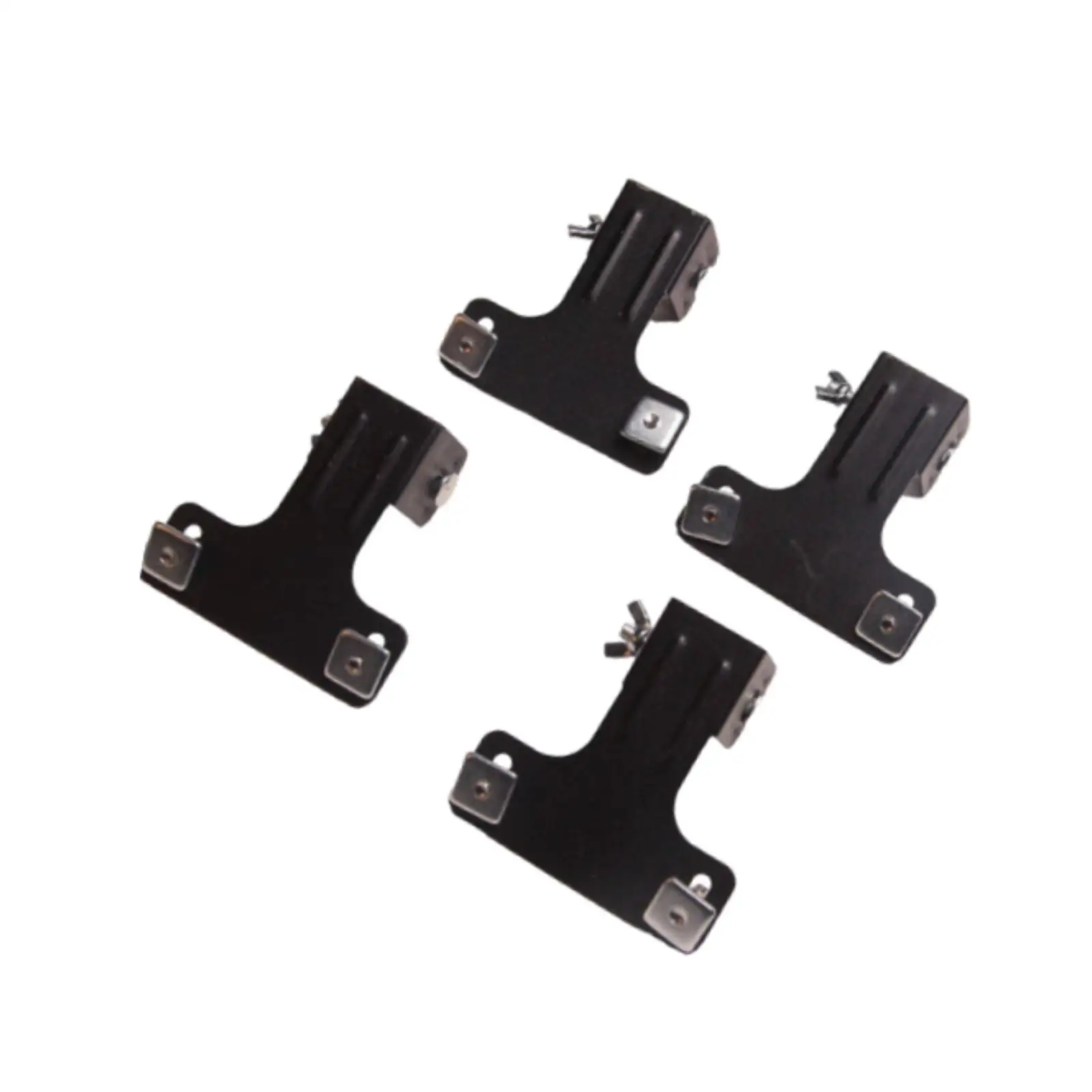 Generic Luggage Rack Fixing Clip Heavy Duty Car Roof Cargo Carrier Bar Clamps for 3x2.5cm Crossbars Automotive Accessories