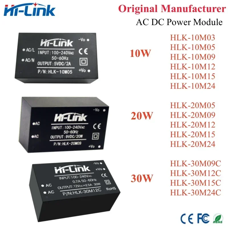 

5pcs HLK-10M05 HLK-10M03 HLK-10M09 HLK-10M15 HLK-10M24 HLK-20M05 HLK-20M12 HLK-20M15 HLK-20M24 HLK-30M09C HLK-30M12C HLK-30M15C