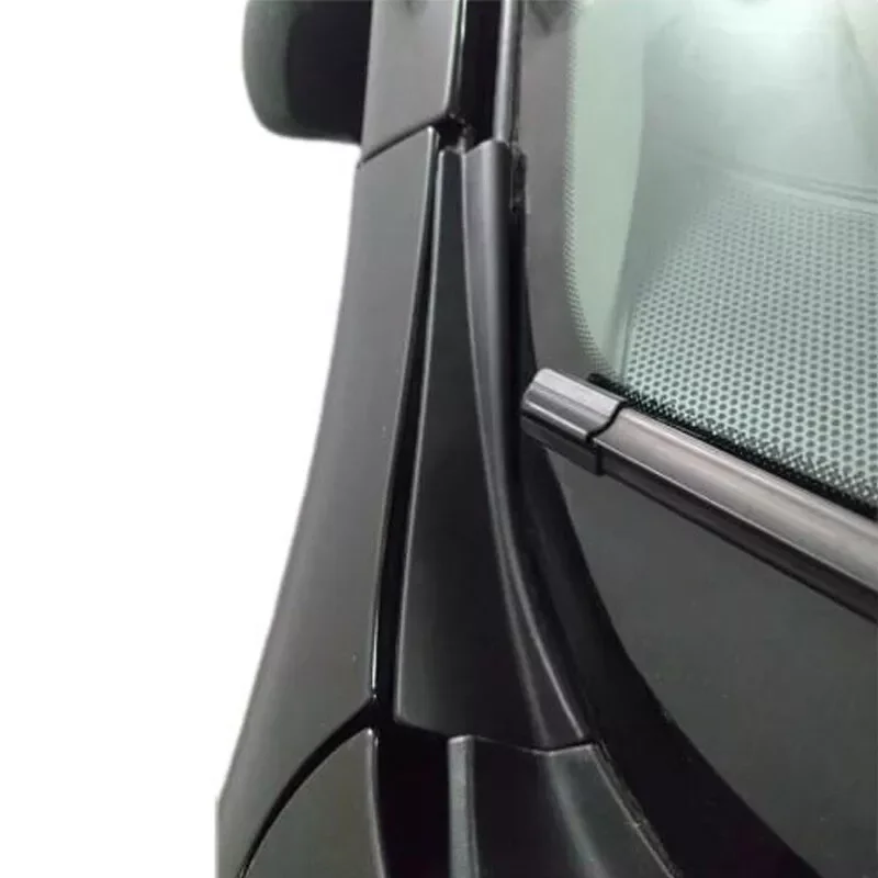 2PCS Windshield Wiper Side Trim Cover Left Right Plastic Black Kit Windscreen Car Accessories For Nissan Qashqai J10 2008-15